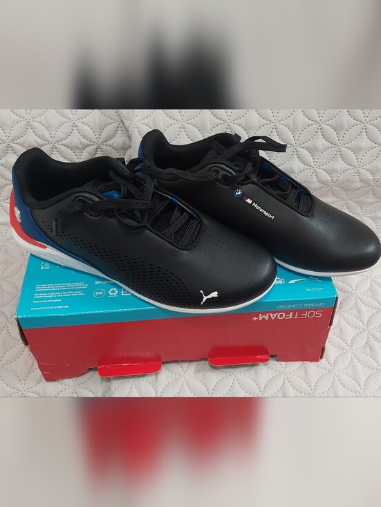 Puma BMW Other - Puma Black with Blue & Red Kids Motorsport Sneakers